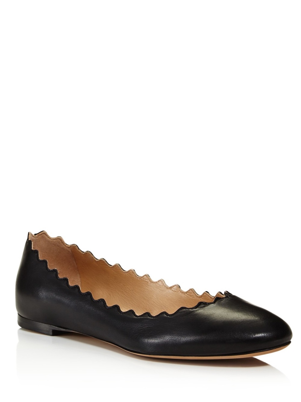 Brand-New Chloé Lauren Scalloped Ballet Flats | Size 39 New In Box